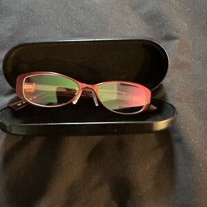New Fendi eye glasses model F899 with case never worn.